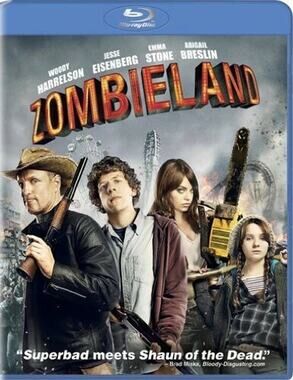 Zombieland ~ Blu-ray 2010 + DVD ~ Jesse Eisenberg | Woody Harrelson